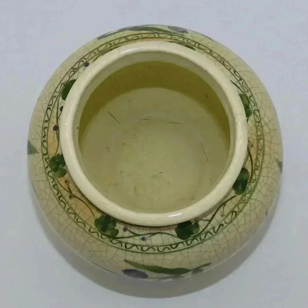 Decorative Ceramic Vase Flower Pot Crackle Mediterranean Design